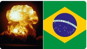 Está tramitando no Senado uma proposta popular que autoriza a construção de uma bomba atômica no Brasil