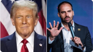 Trump determina transformação do visto temporário de Eduardo e sua família em permanente.