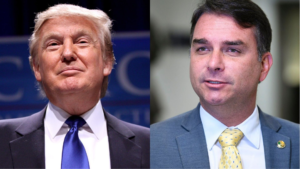 Flávio revela qual foi a marcante primeira pergunta de Trump