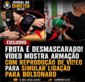 Frota simula ligação a “desafeto antigo” e aliados de Bolsonaro reagem: “revoltante e desumano”