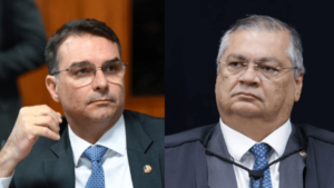Flávio Bolsonaro vai pra cima de Dino